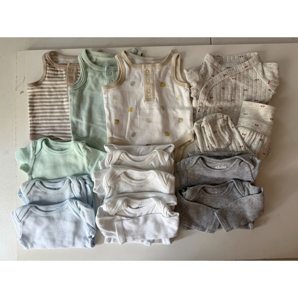Newborn clothes bundle (13 pieces) Tank/Long sleeve